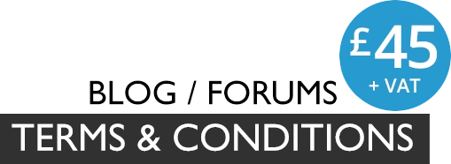 Blog Terms and Conditions and Forums