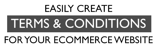 eCommerce Terms and Conditions for your Web Site